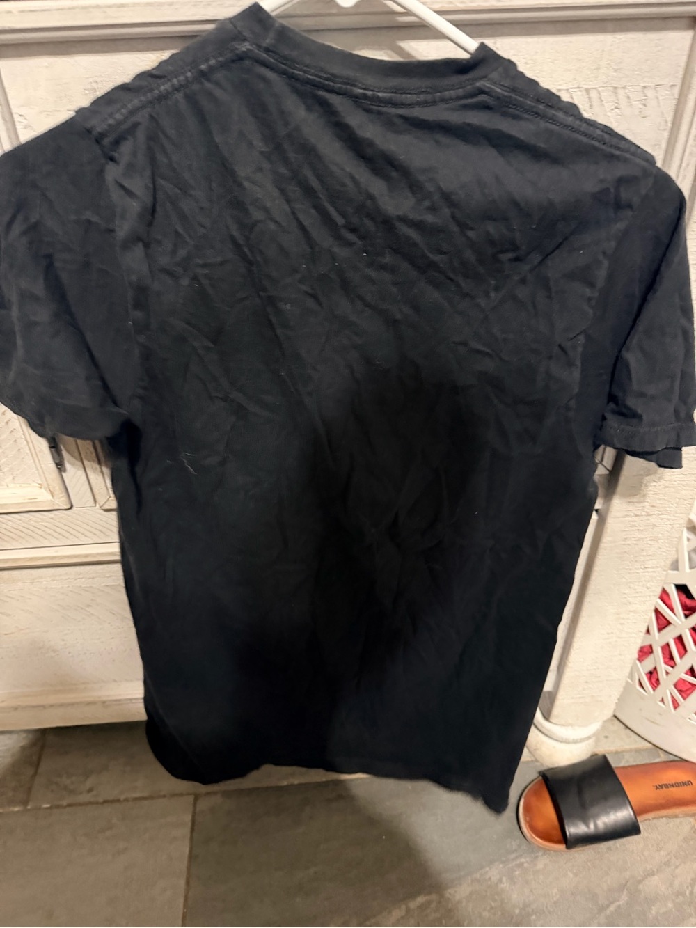 Columbia Black Tee with White Logo and Red Accent - Picture 3 of 3